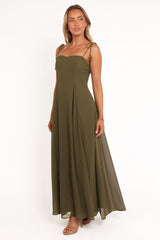 Rayna Maxi Dress - Olive