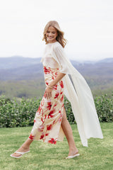 Tamzyn Maxi Dress - Pink Floral