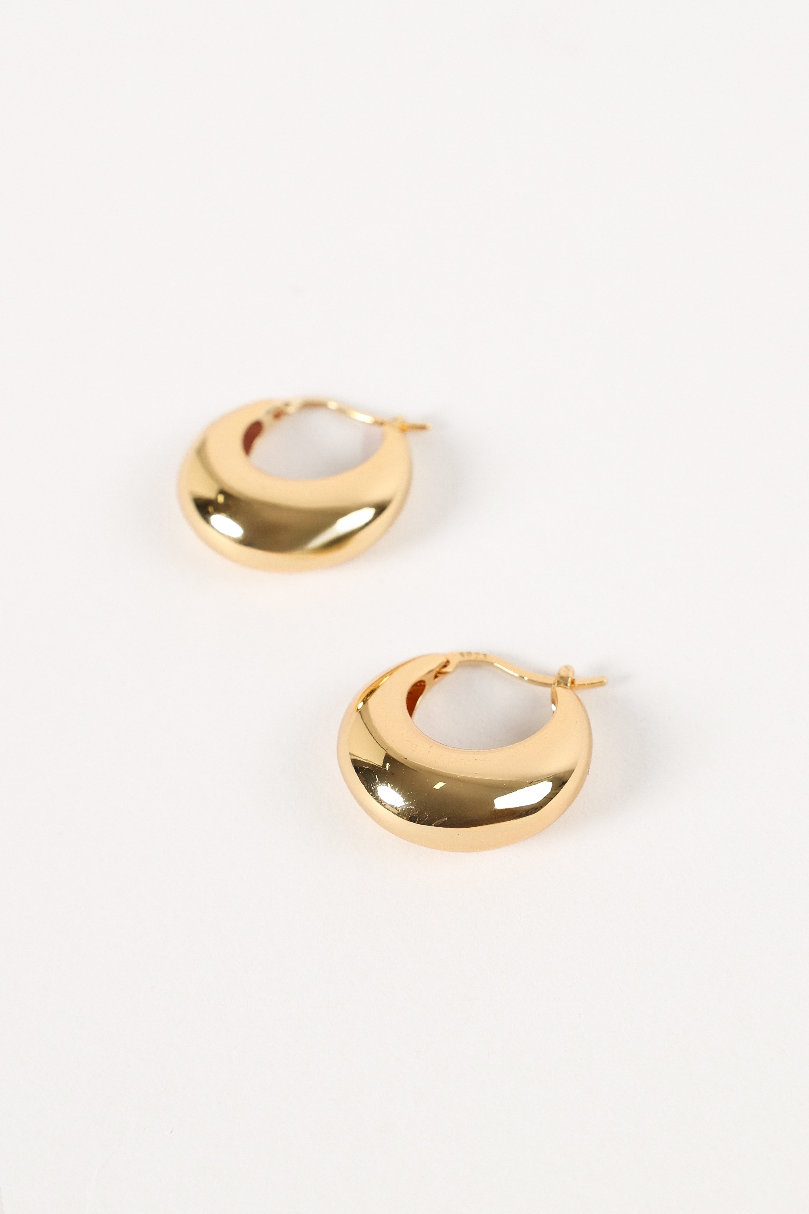 Lainey Hoop Earrings - Gold