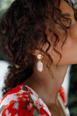 Montague Drop Earrings - Gold