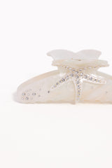 Myrtle Hair Clip - Pearl
