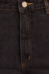Abrand 94 High Straight Jeans - Cara Washed Black