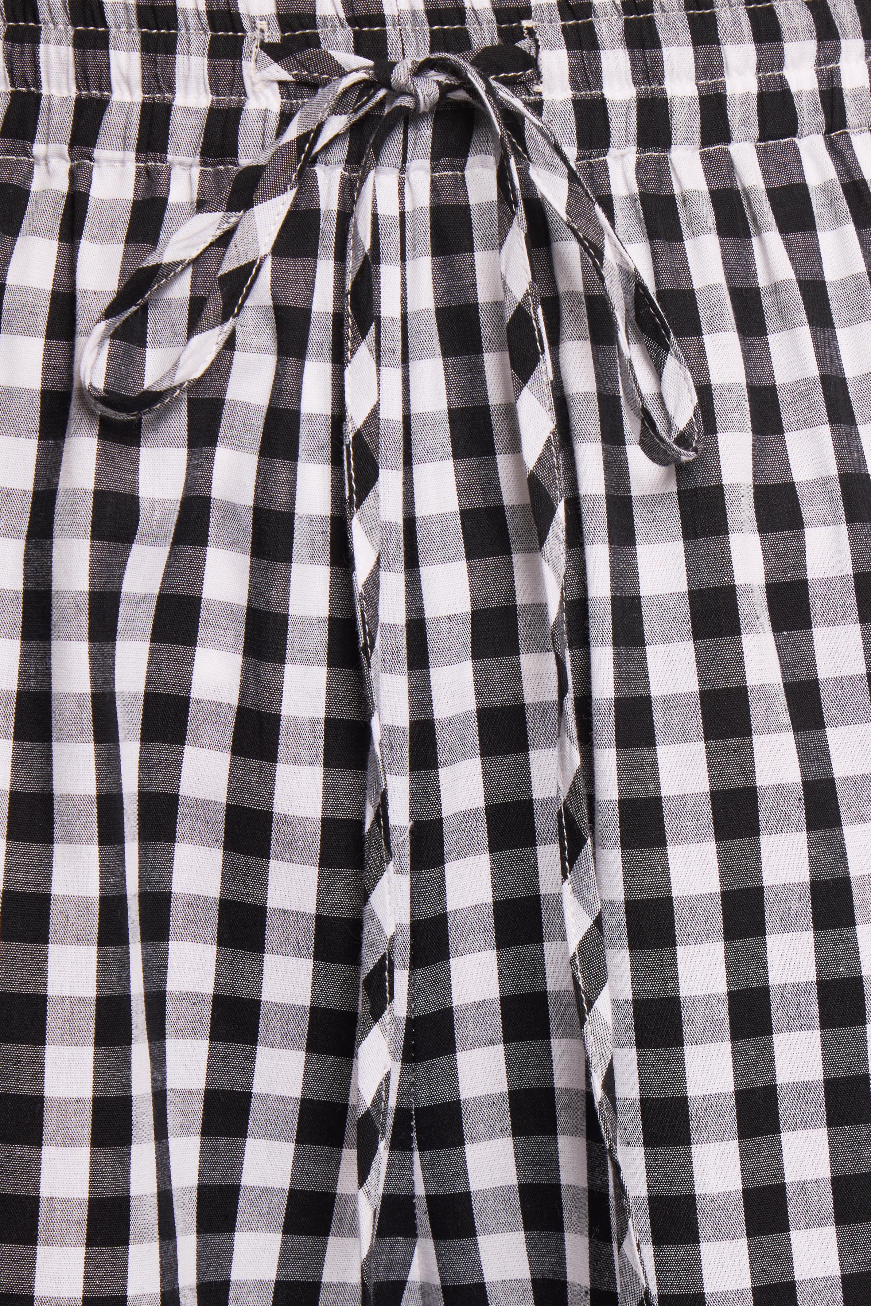 Marina Pant - Black Gingham