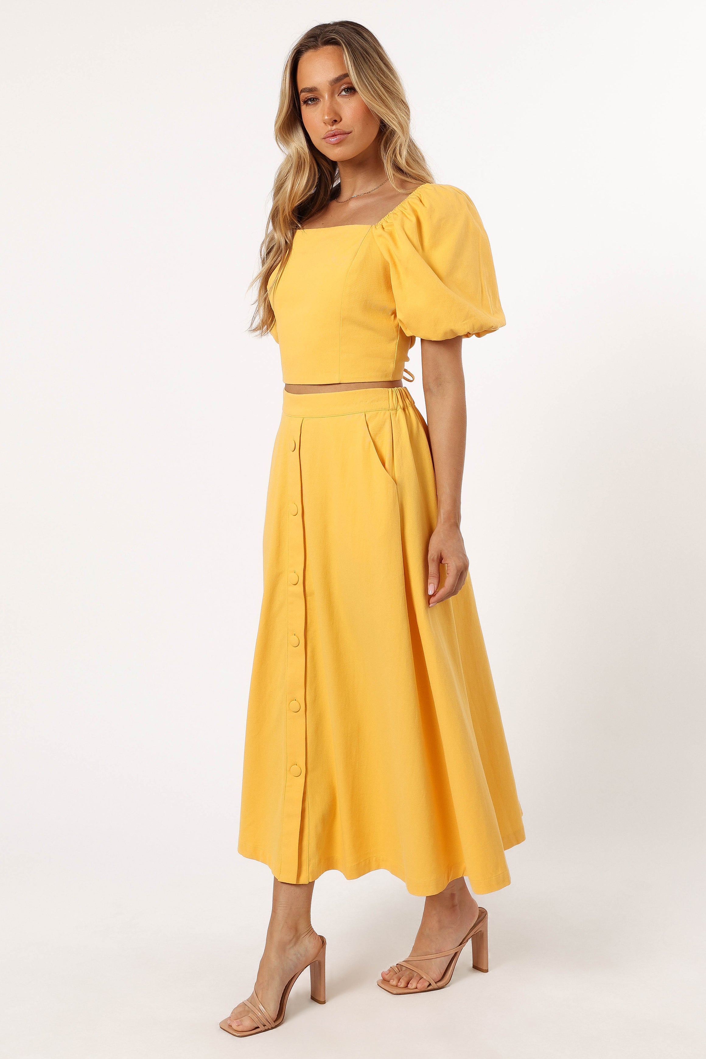Mave Midi Skirt - Sunflower
