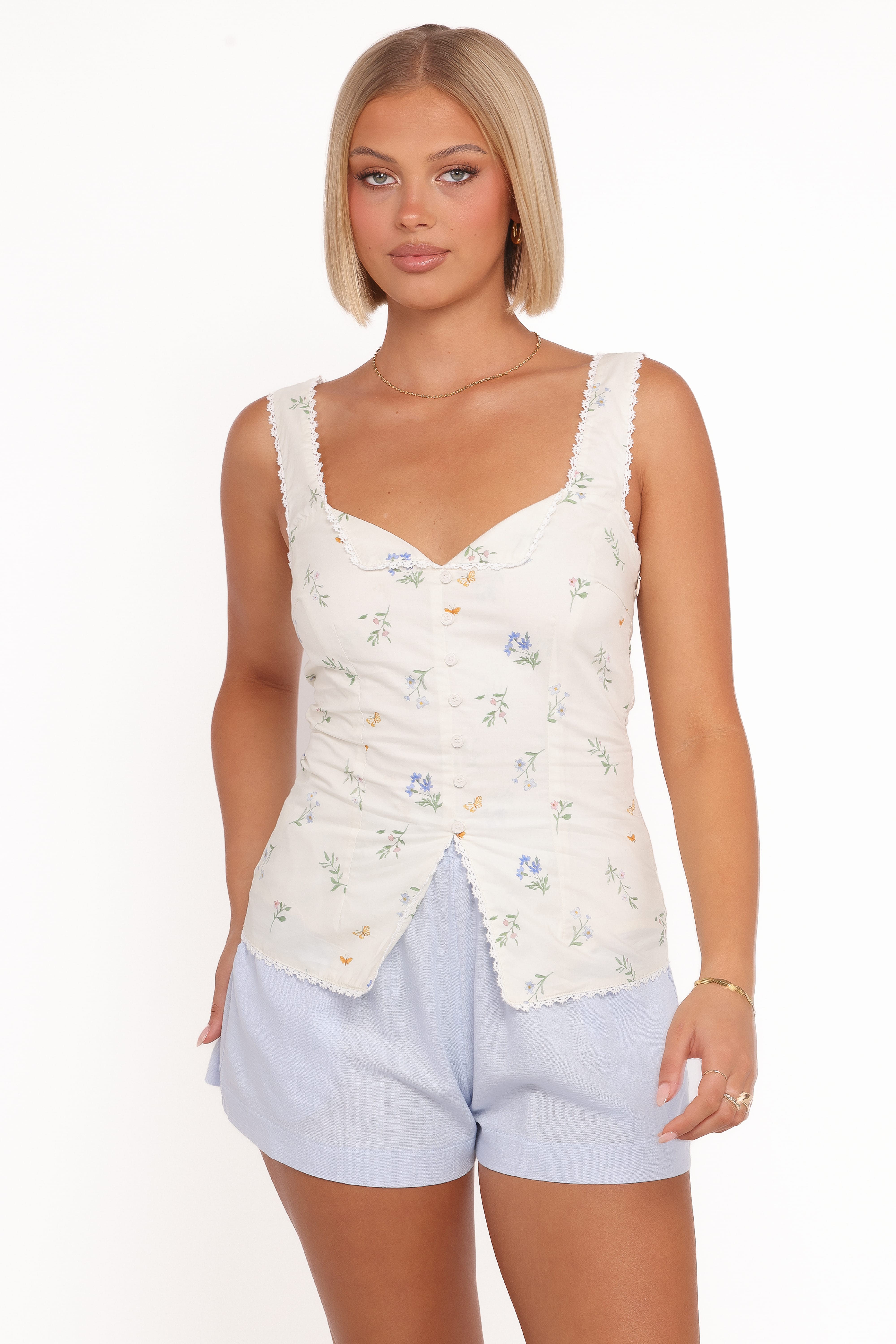 Tallulah Shorts - Pale Blue