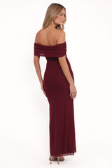 Desirae Maxi Dress - Burgundy