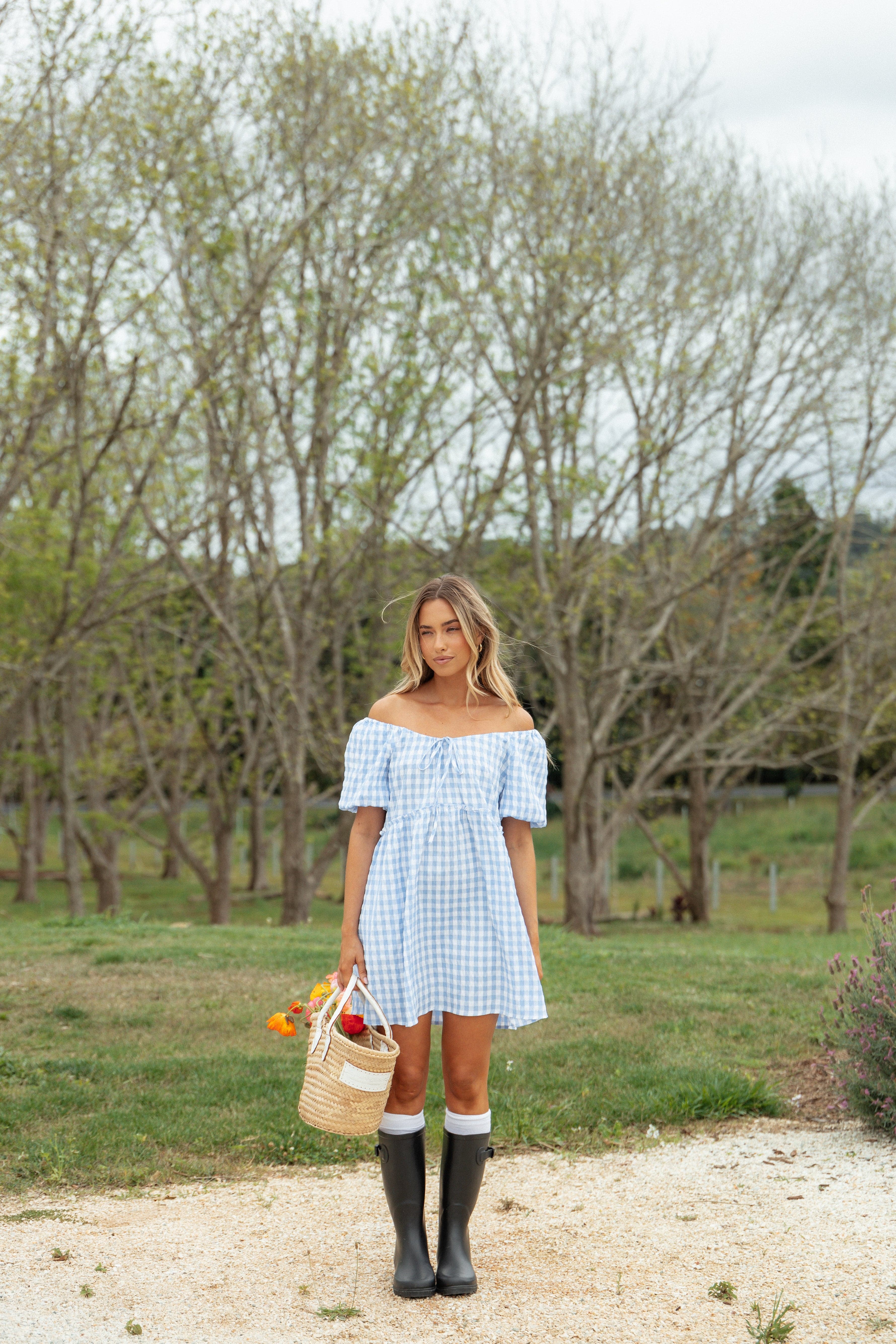 Dorothea Mini Dress - Blue