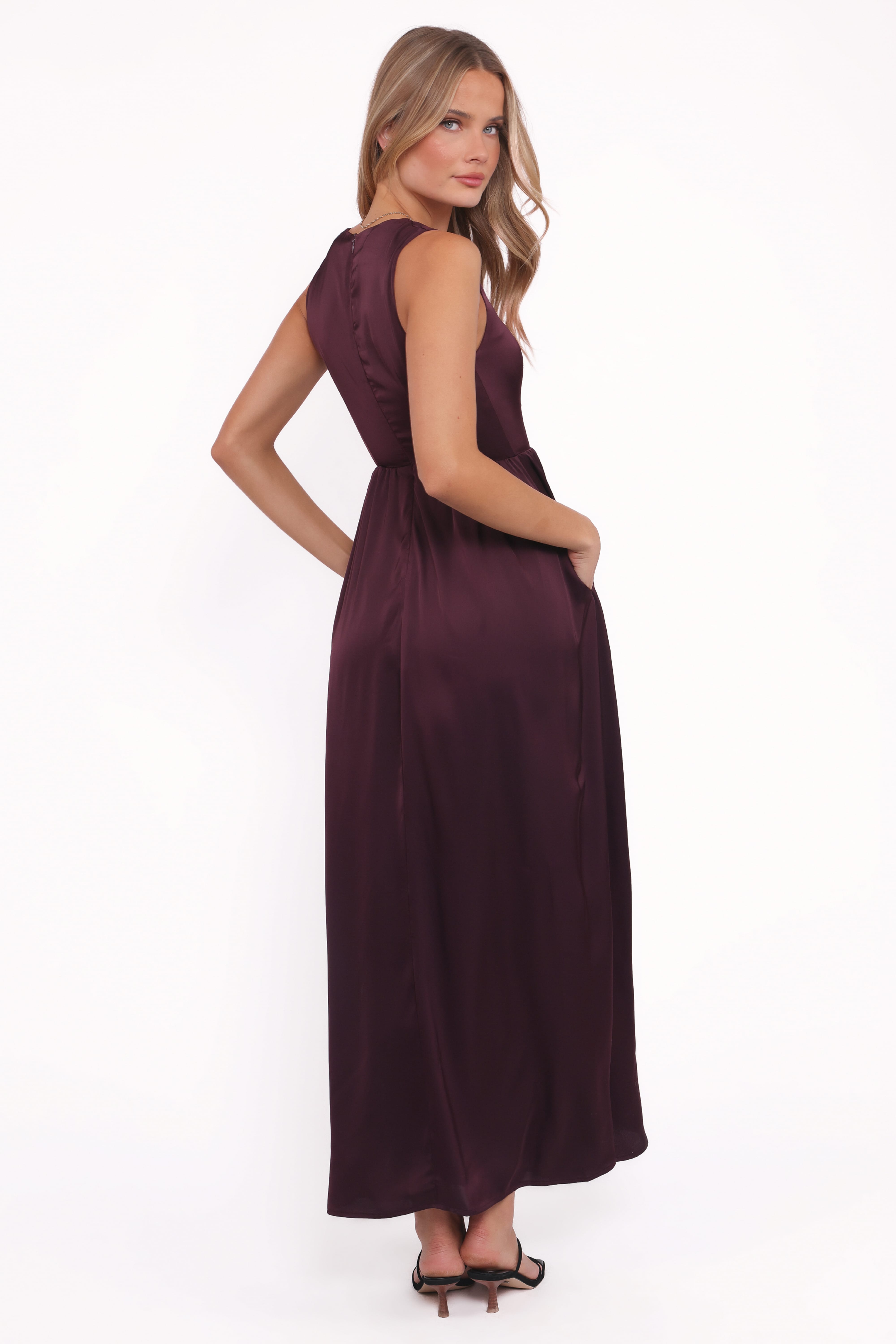 Elania Maxi Dress - Plum