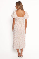 Eowyn Maxi Dress - Ivory Pink
