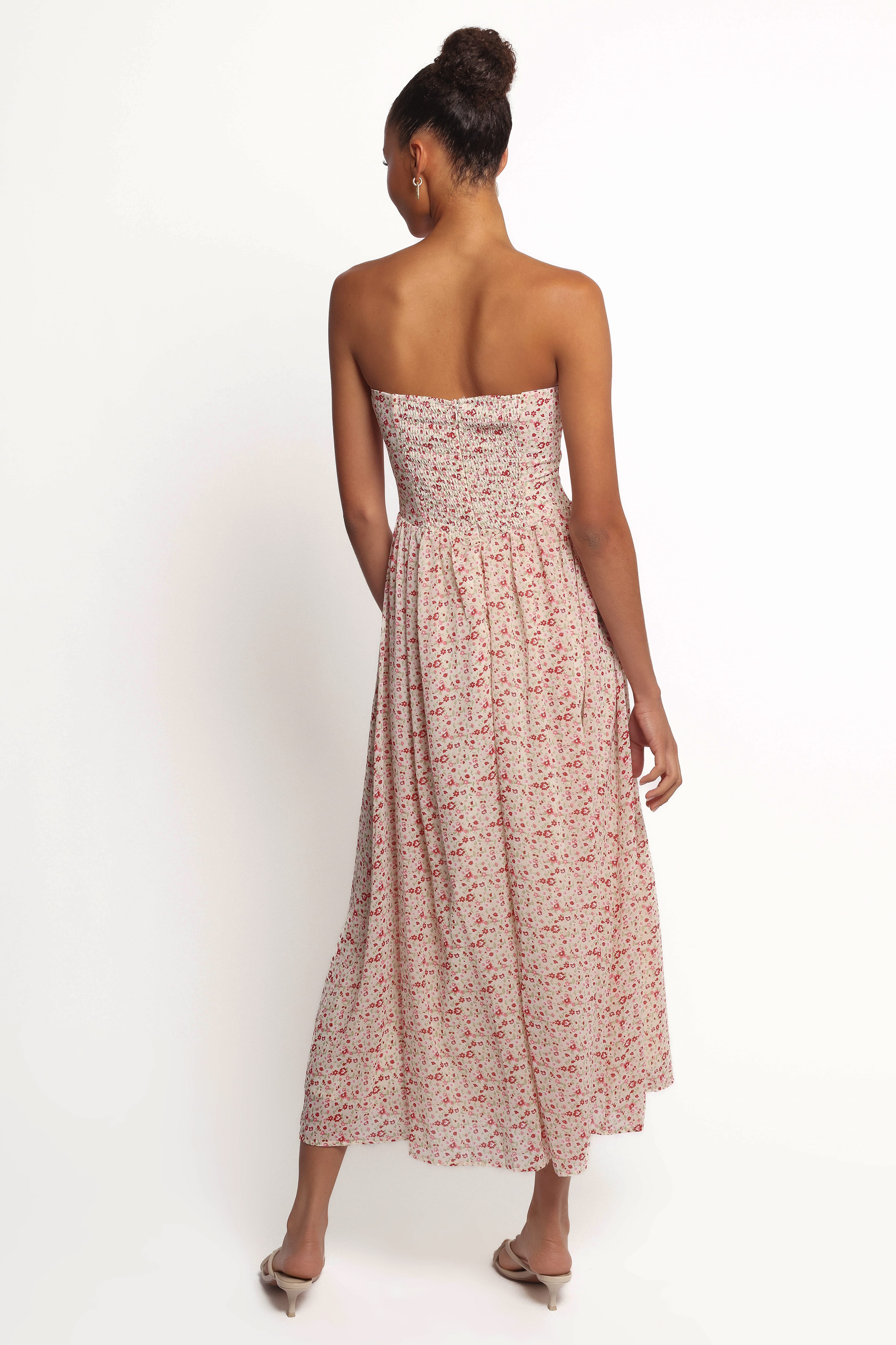 Jody Strapless Maxi Dress - Floral