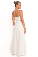 Laura Midi Dress - White