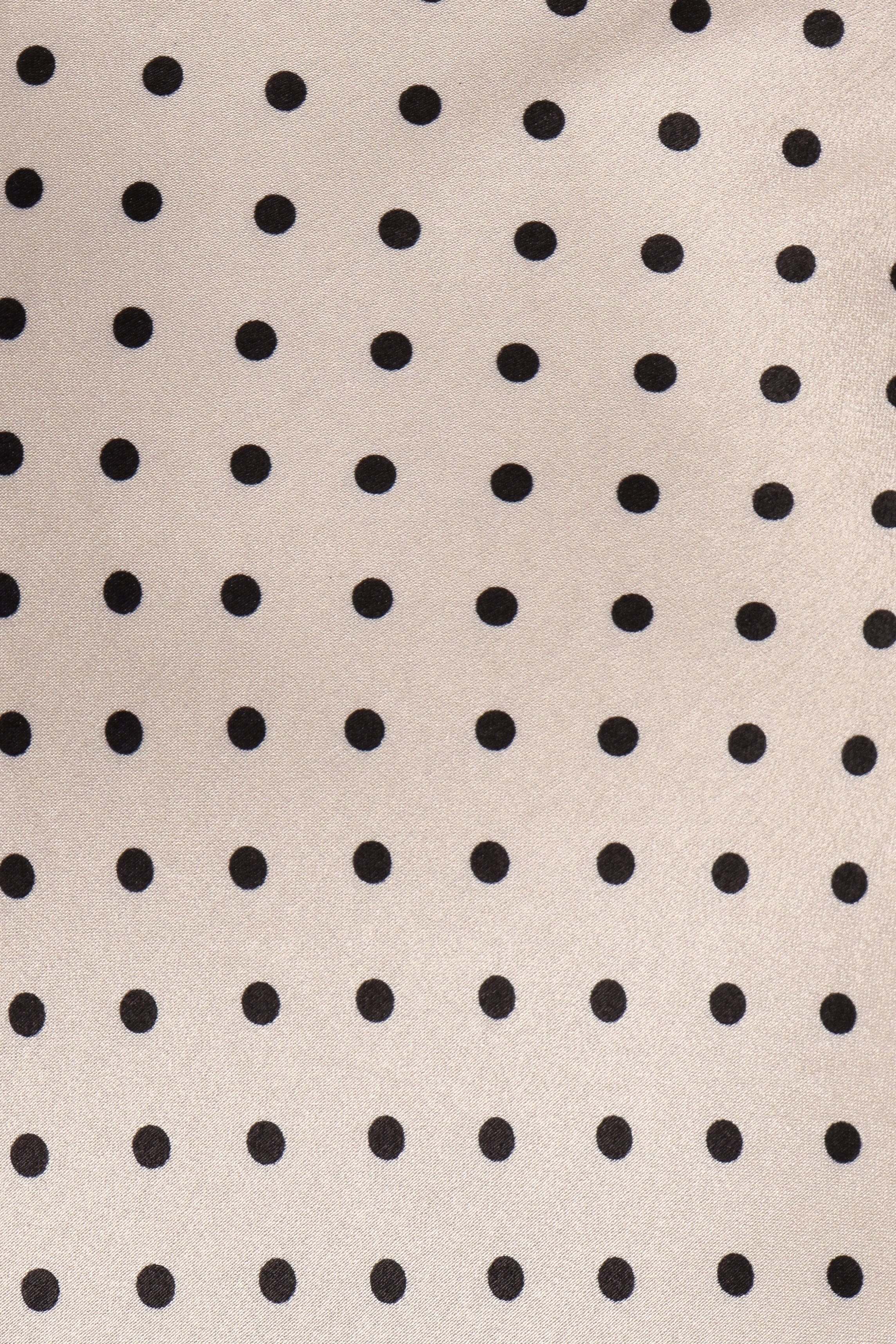 Lizza Maxi Dress - White Polkadot