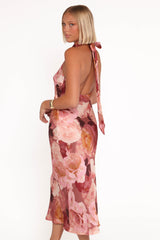 Lovett Maxi Halter Dress - Botanical Garden