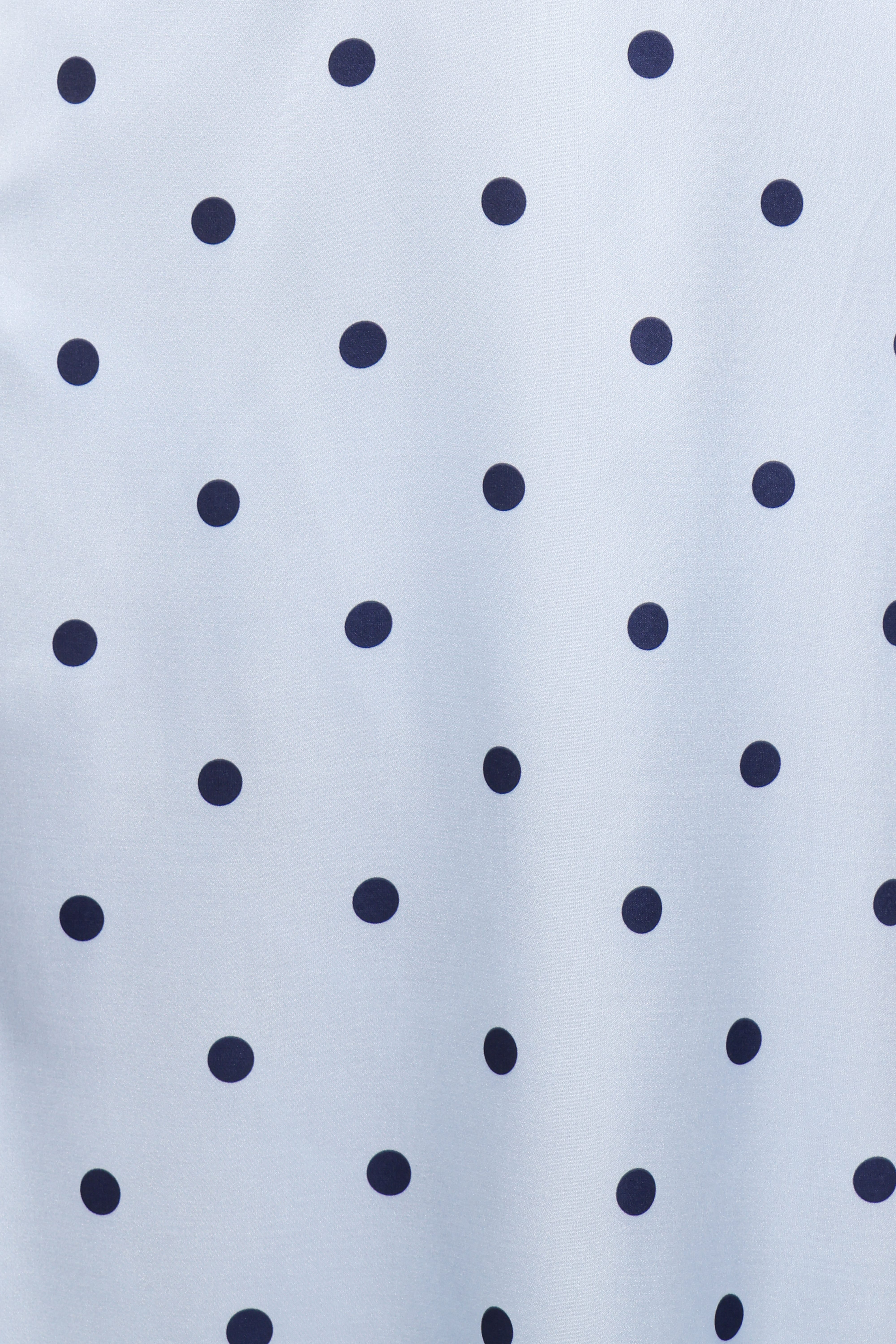 Manaris Off Shoulder Maxi Dress - Blue Polka Dot