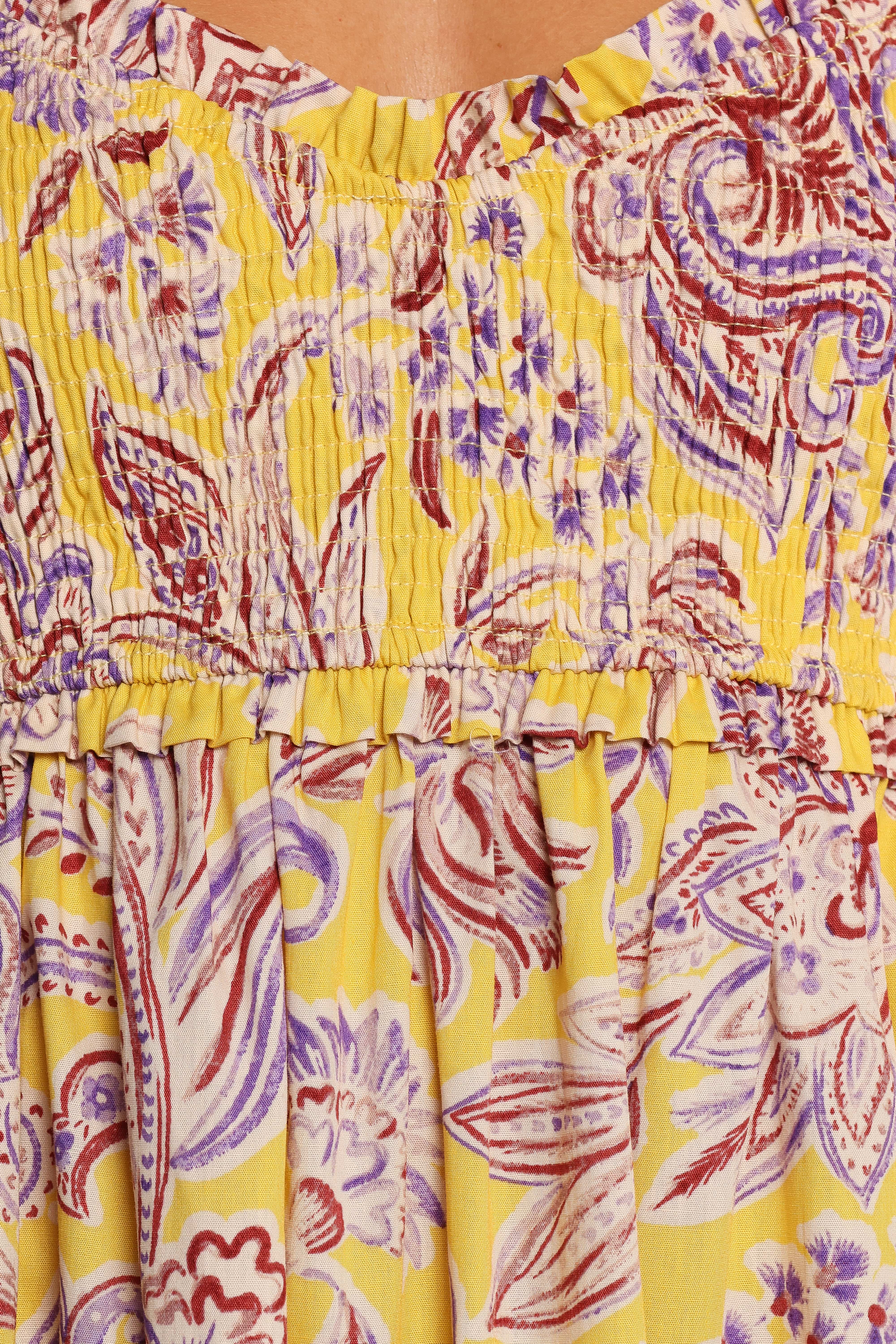 Marigold Maxi Dress - Evening Primrose