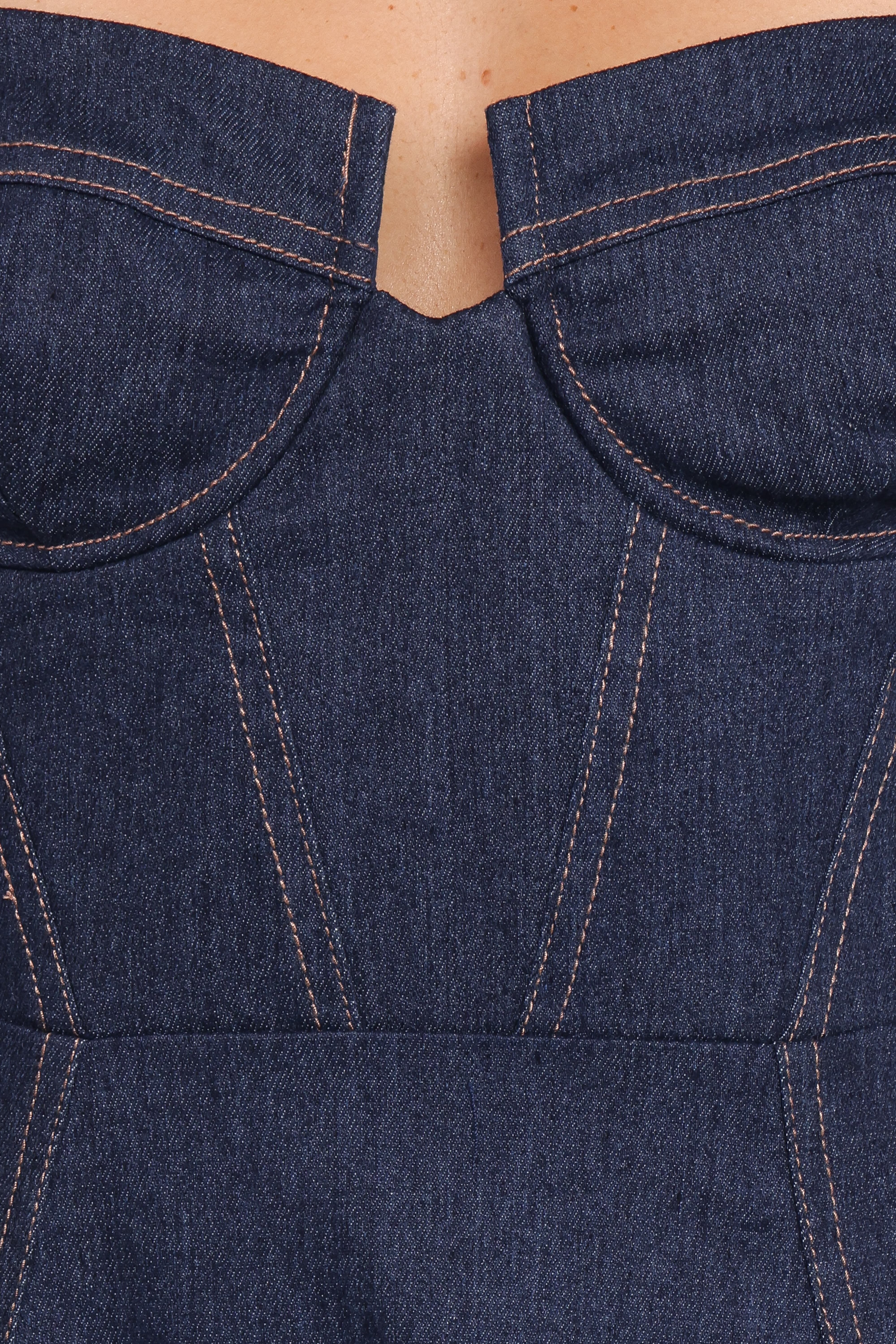 Marsden Denim Midi Dress - Indigo