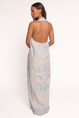 Naida Maxi Dress - Blue Soleil