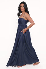 Odessa Maxi Dress - Dark Chambray