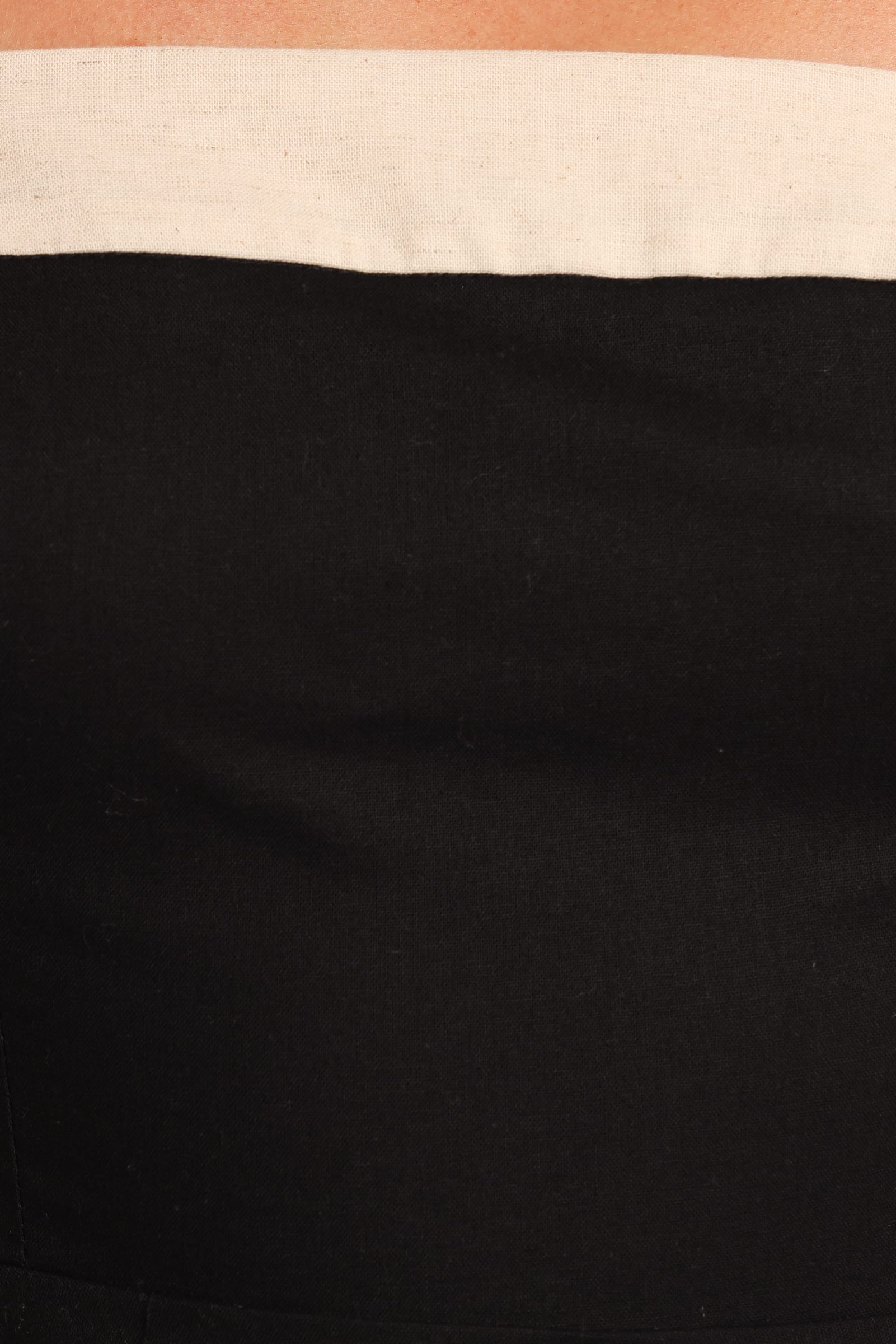 Olinda Mini Dress - Black/Cream