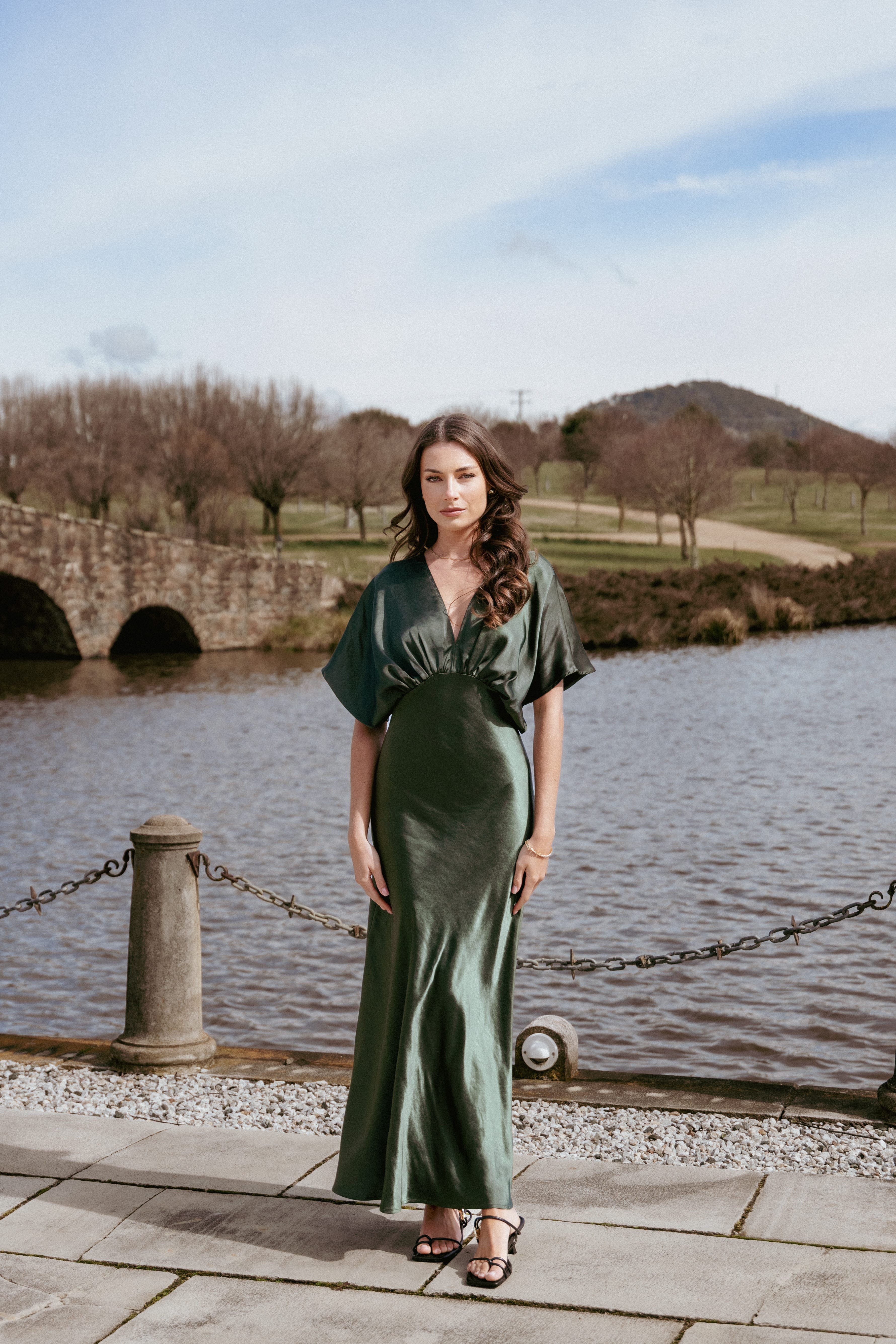 Ricki Maxi Dress - Olive Green