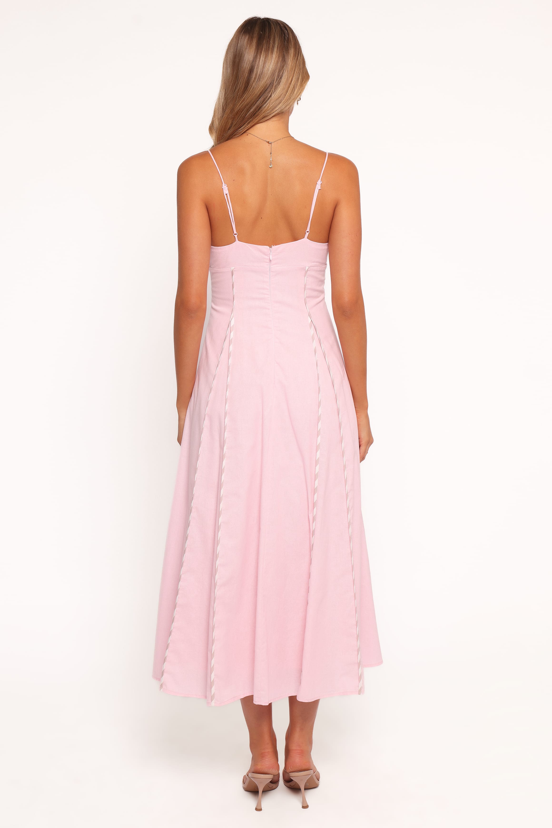 Talyn Midi Dress - Pink