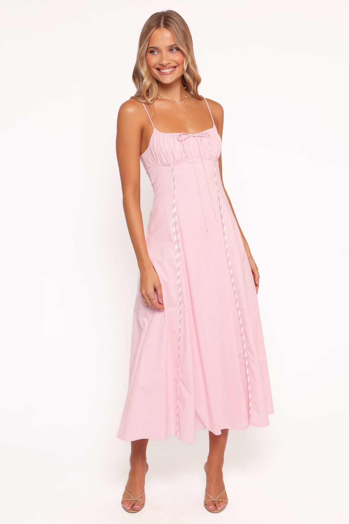 Talyn Midi Dress - Pink