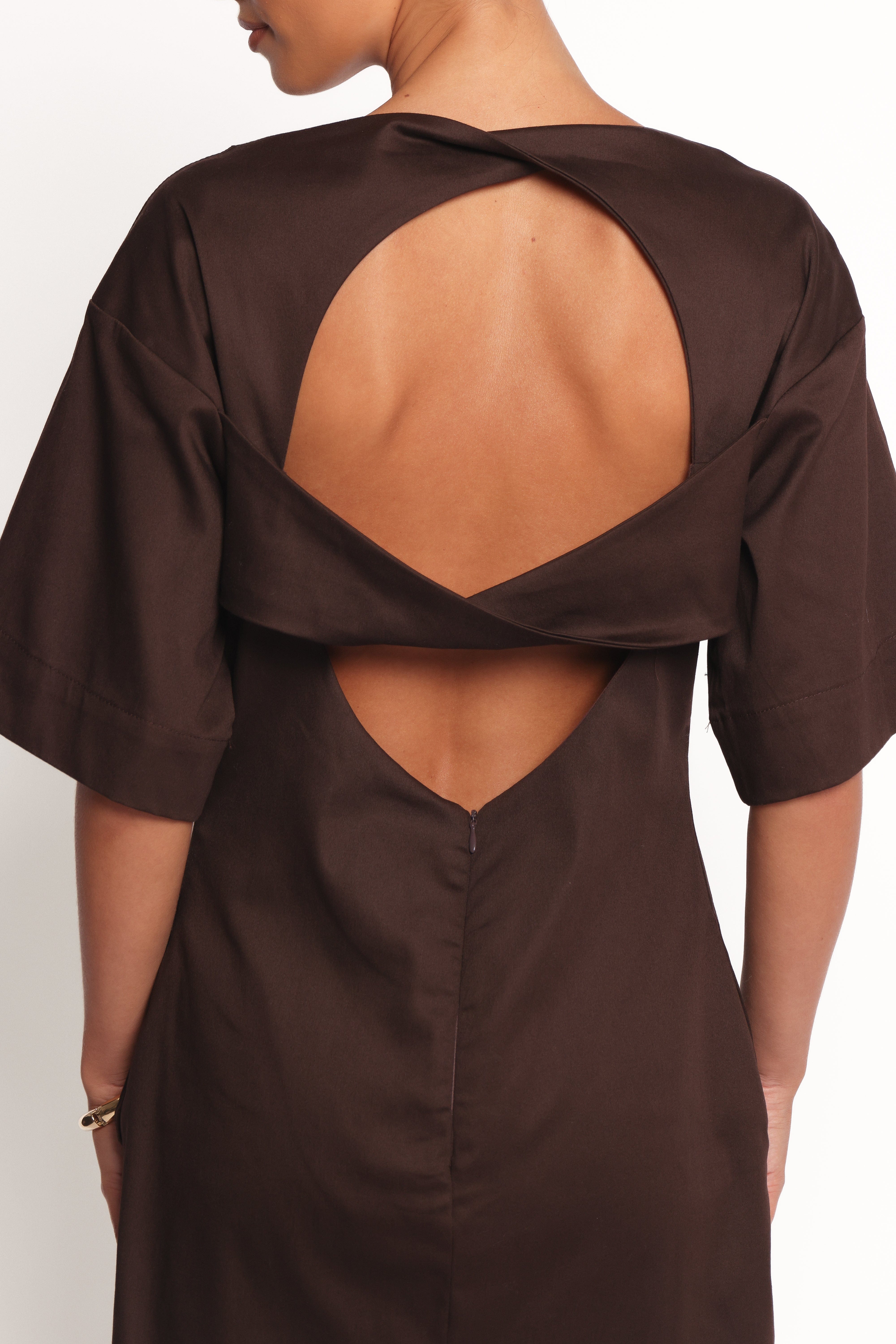 Thorne Mini Dress - Chocolate