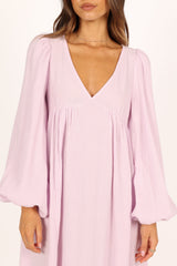 Willow Long Sleeve Maxi Dress - Lilac