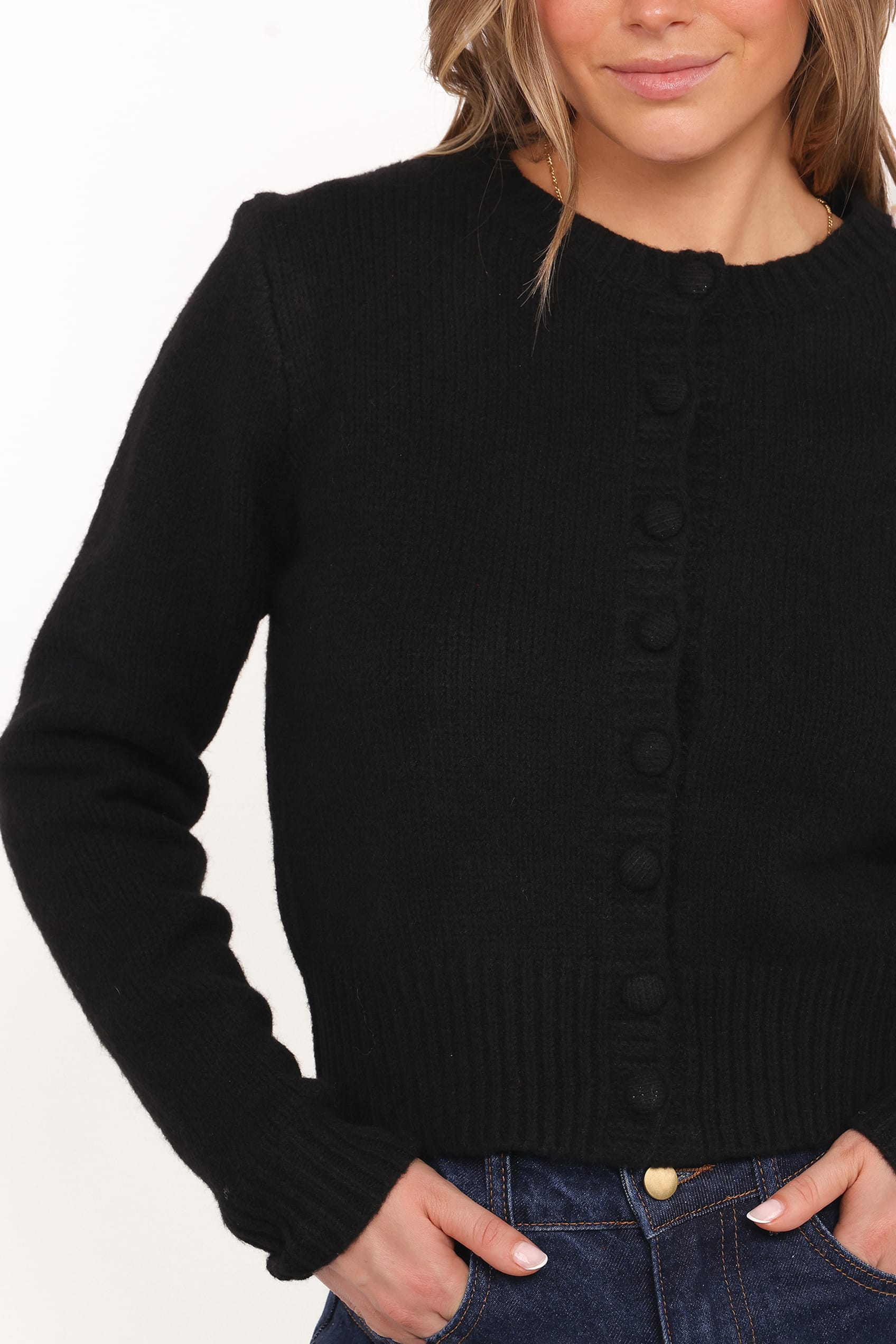 Kanie Knit Cardigan - Black