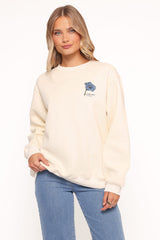Flower Market Sweatshirt - Cream