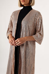 Jayleen Sequin Duster - Gold