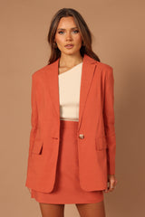 Manhattan Blazer - Rust