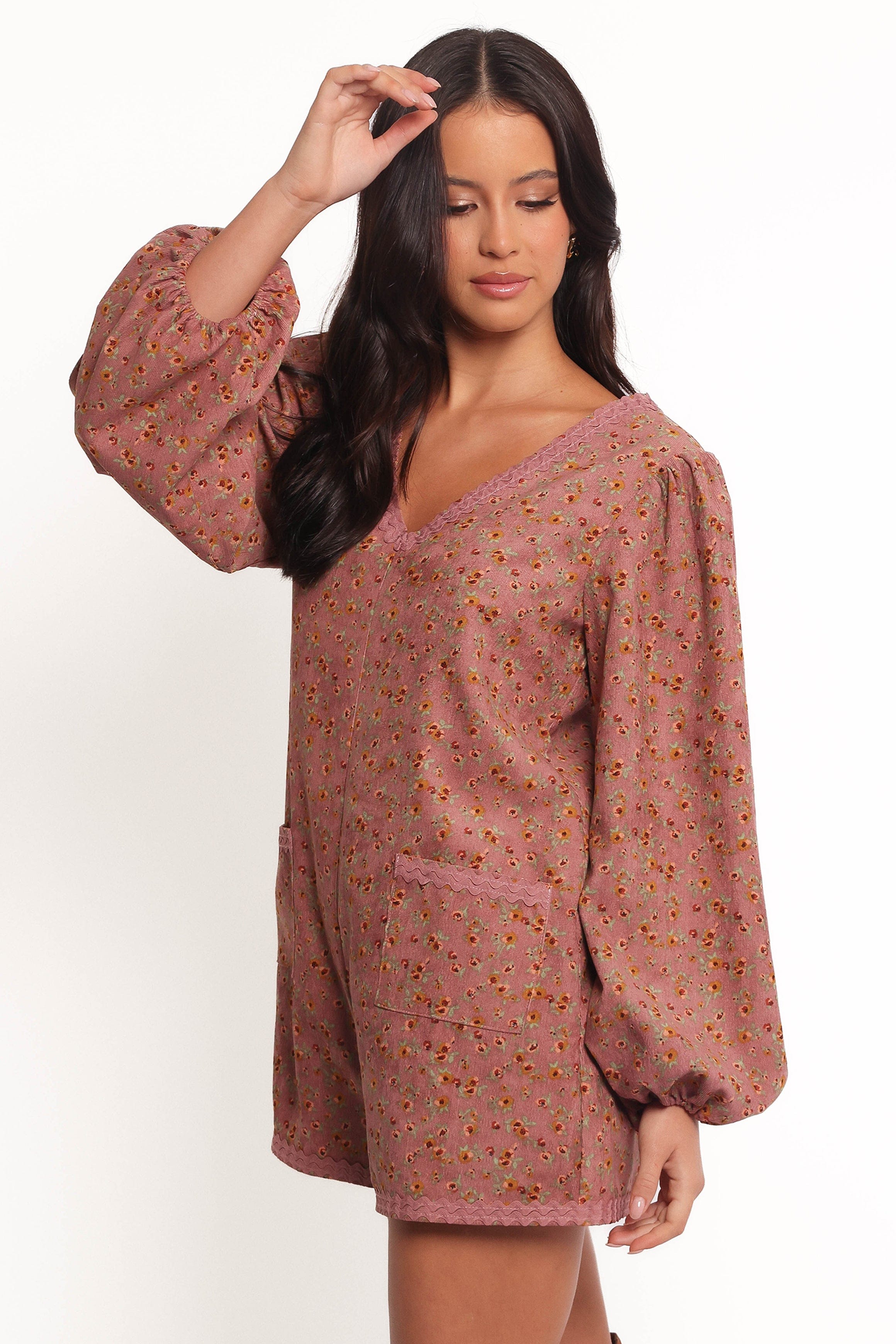 Orio Romper - Mauve Multi