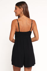 Quinley Romper - Black