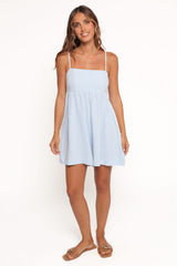 Quinley Romper - Light Blue