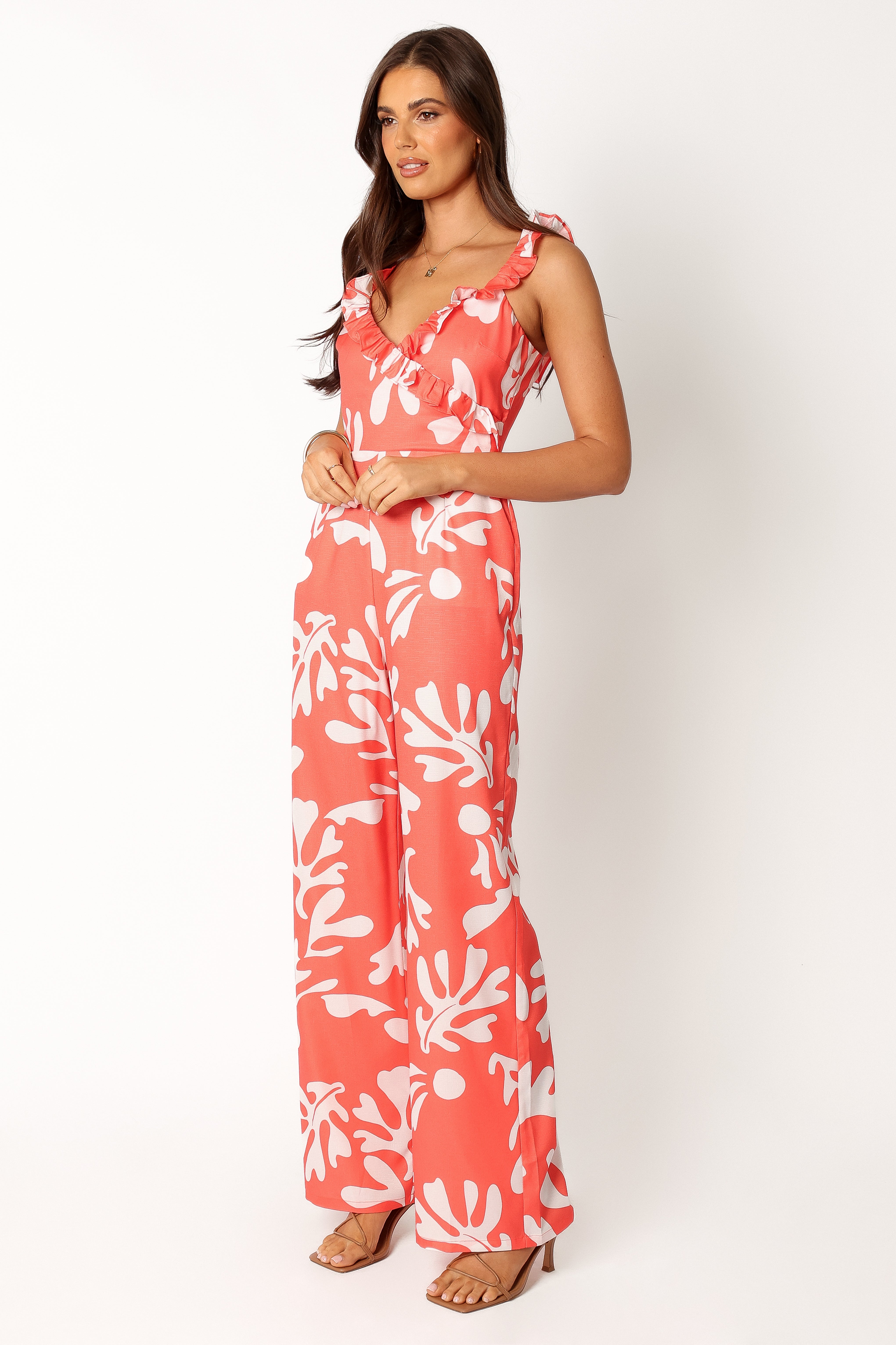Payton Jumpsuit - Melon White