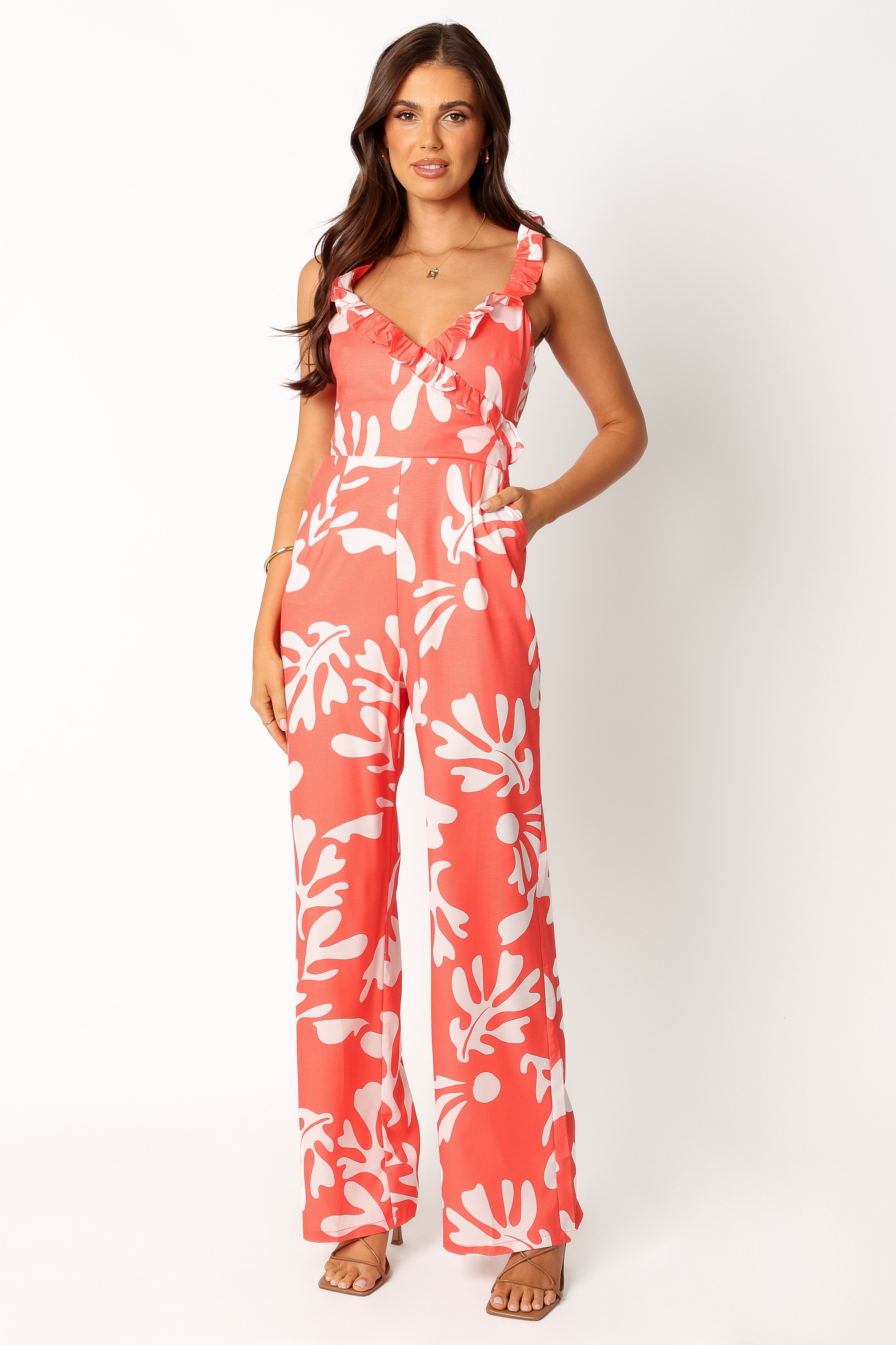 Payton Jumpsuit - Melon White