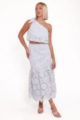 Jennie Skirt Set - Blue