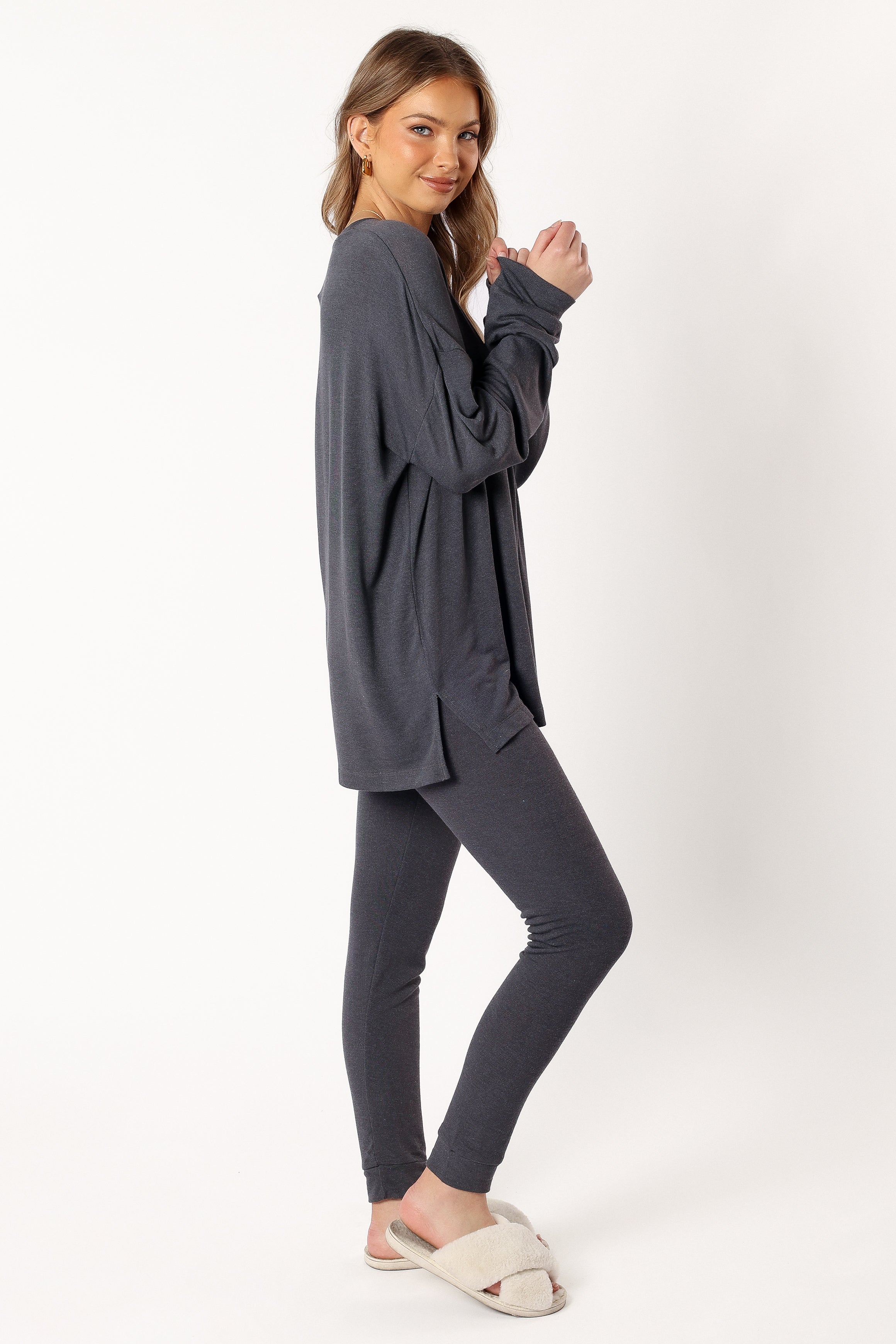 Margo Two Piece Set - Charcoal