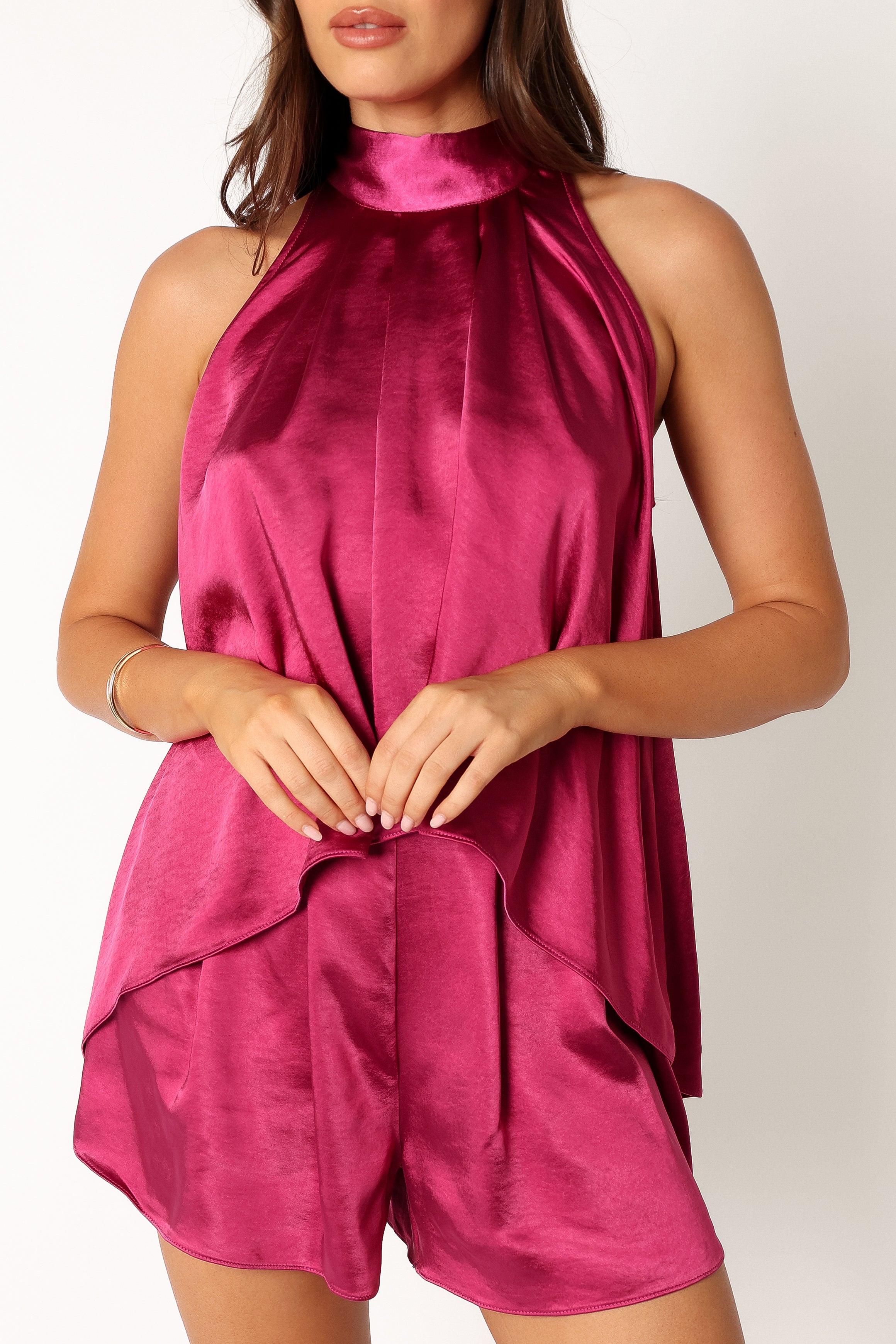 Phoebe Short Set - Magenta