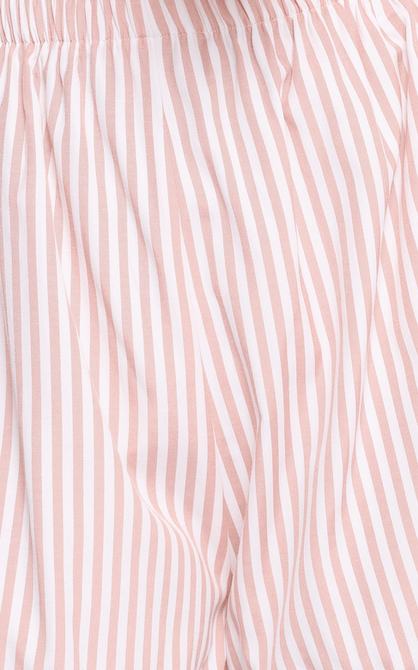 Wilson Short Set - Peach Stripe White