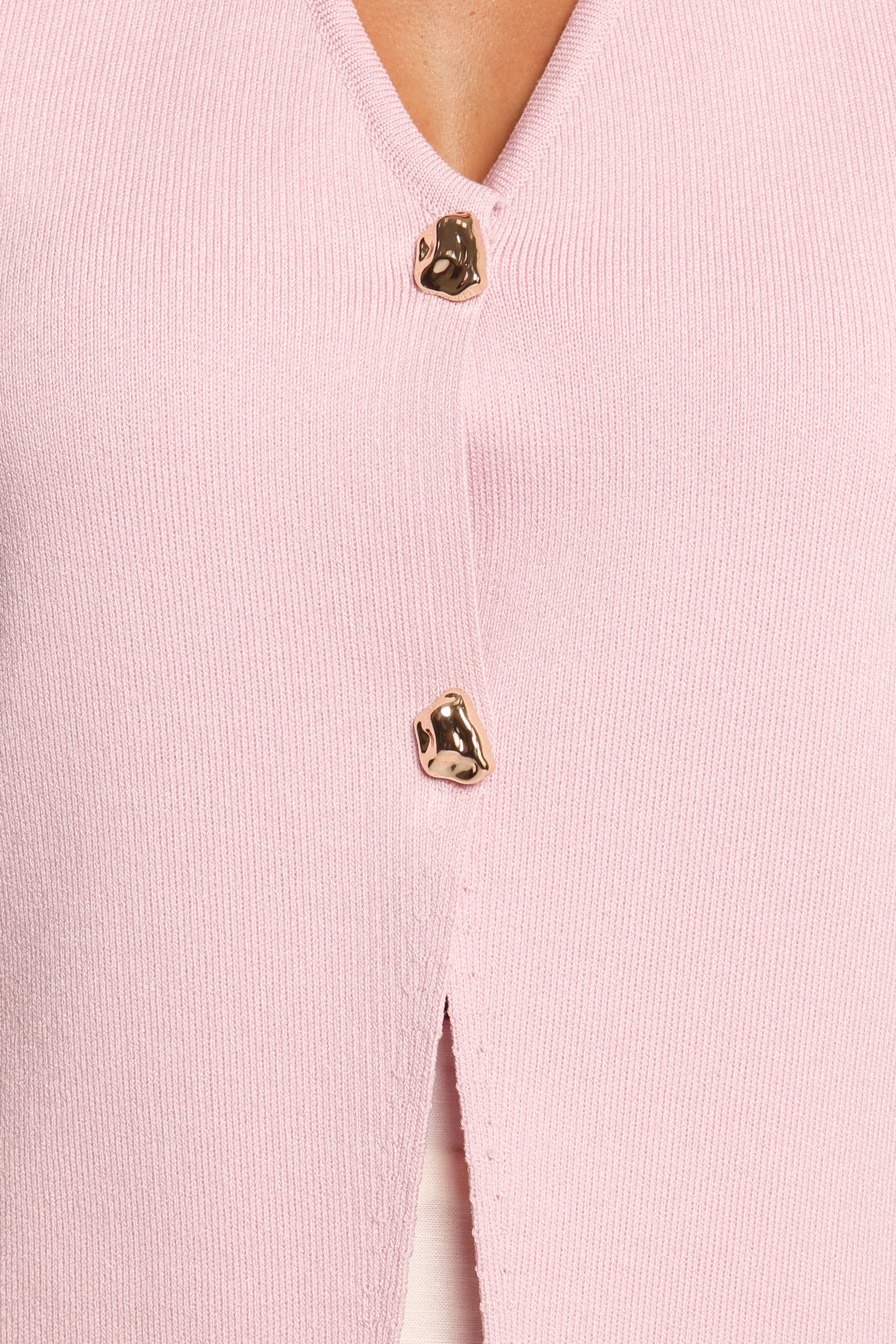 Everlee Knit Vest Top - Pink