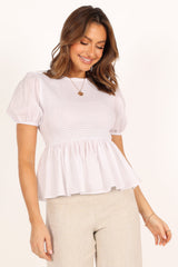 Minot Top - White