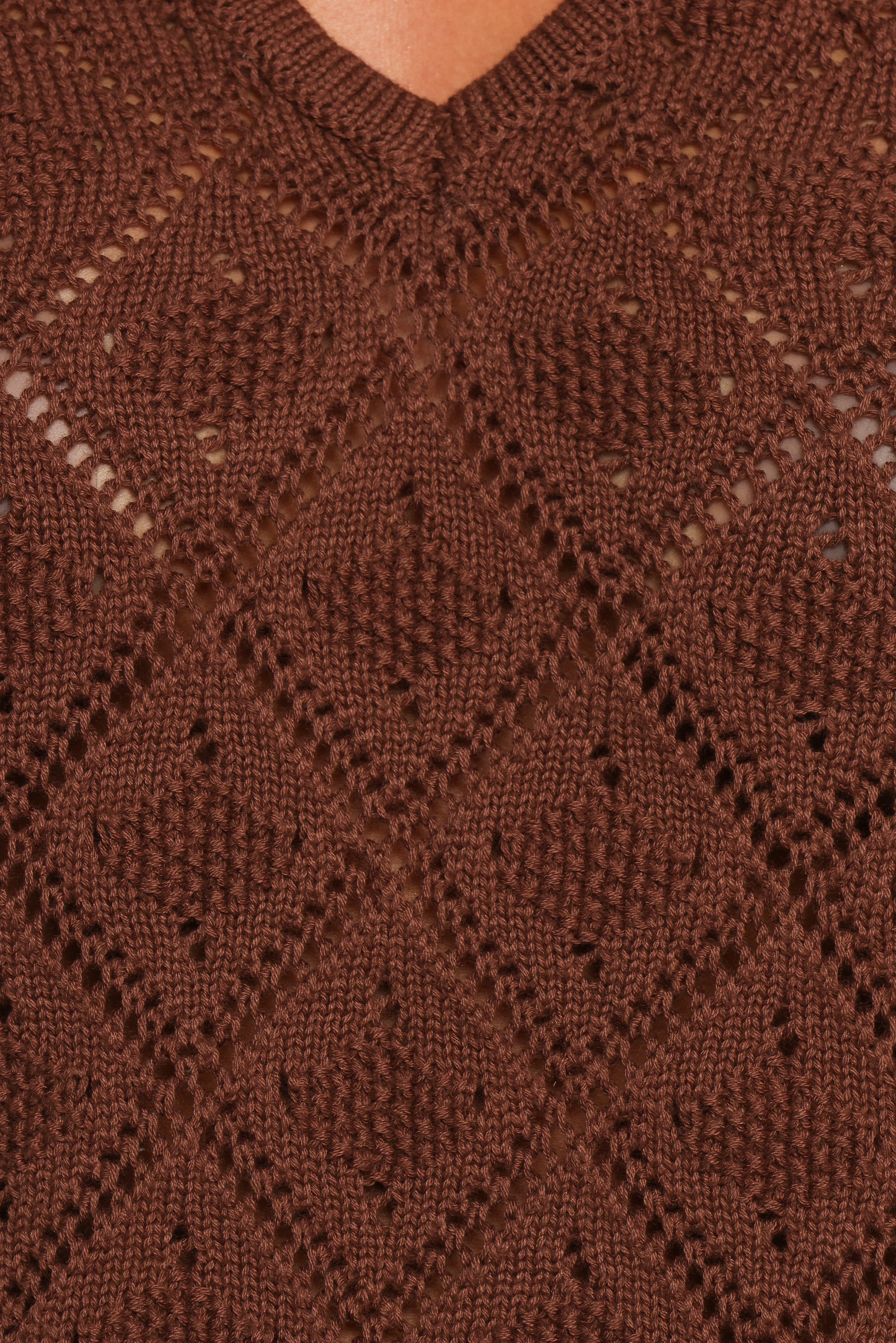 Palma Knit Top - Chocolate