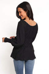 Pannia Top - Black