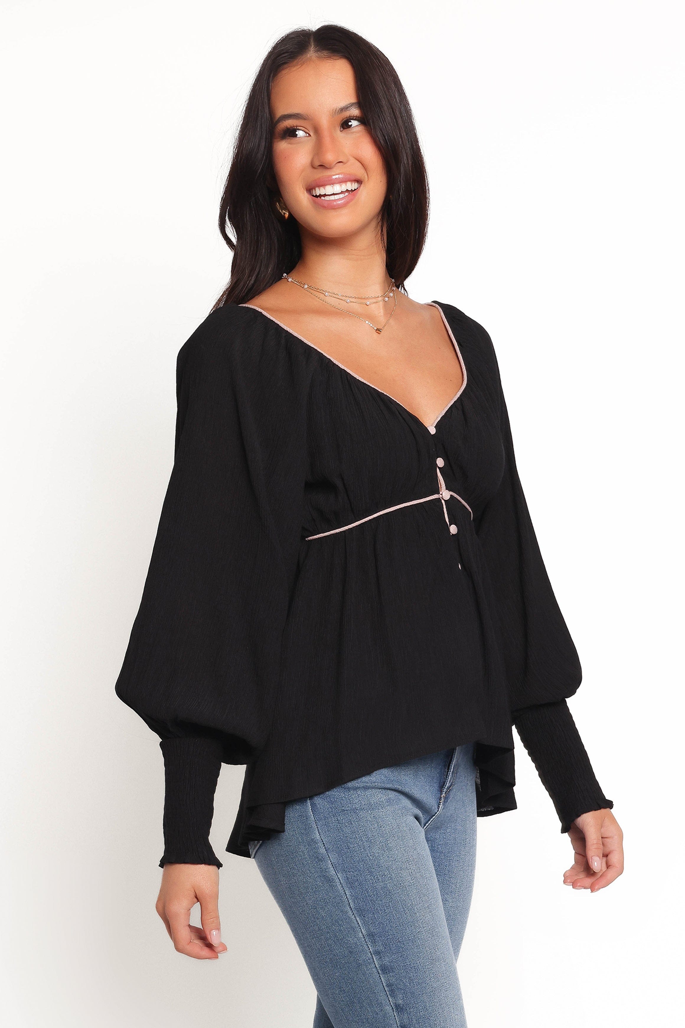 Pannia Top - Black