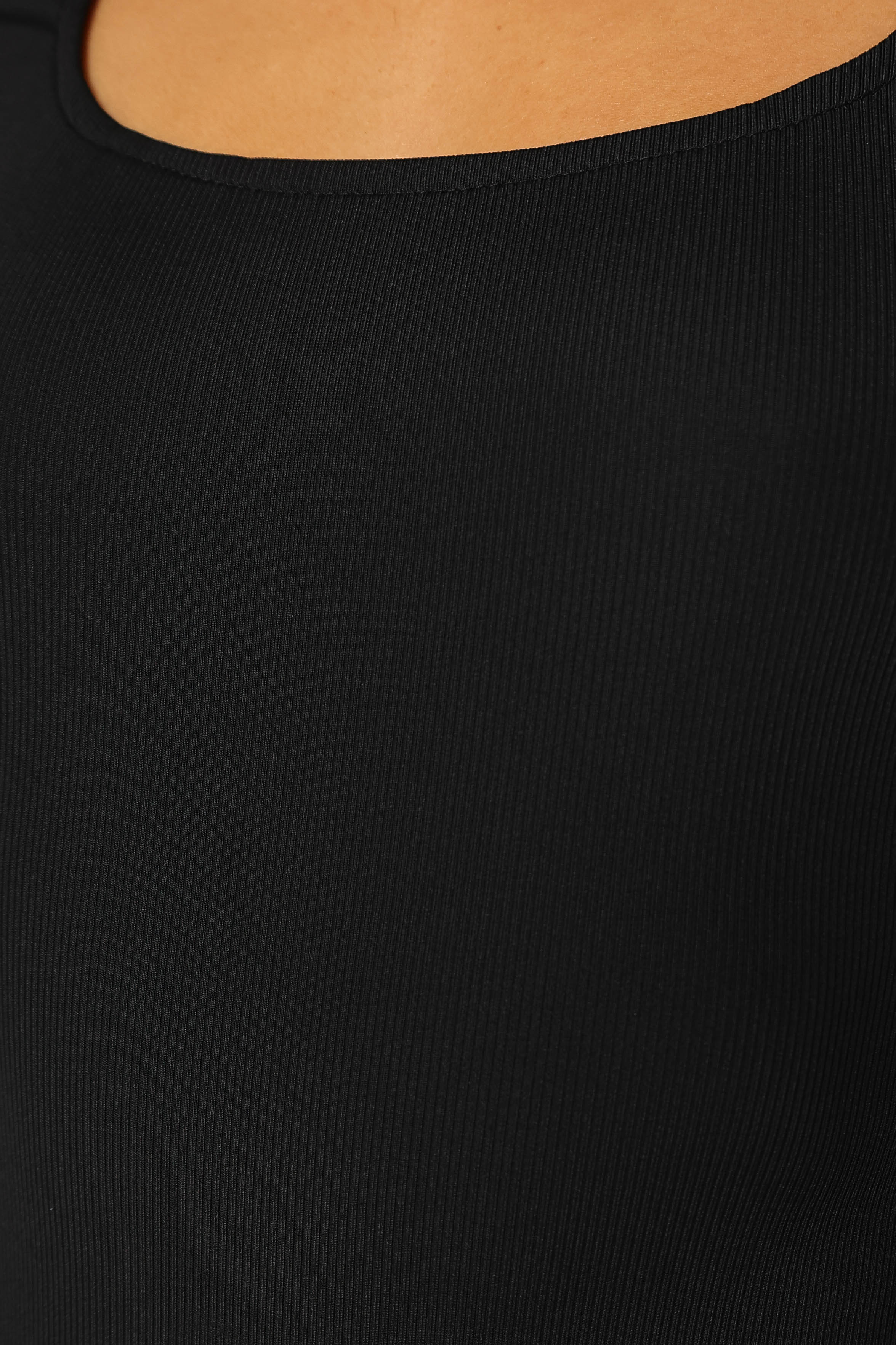 Pia Long Sleeve Bodysuit - Black